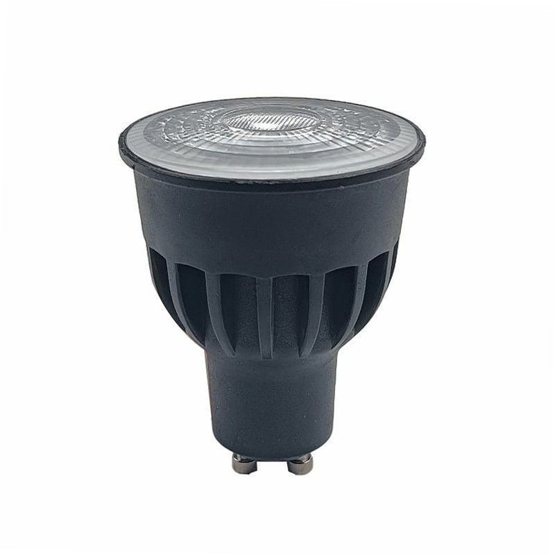 暗くならない 8w GU10 導かれた 電球 室内 黒 GU10 スポットライト 24D ビーム 角度 630 Lm