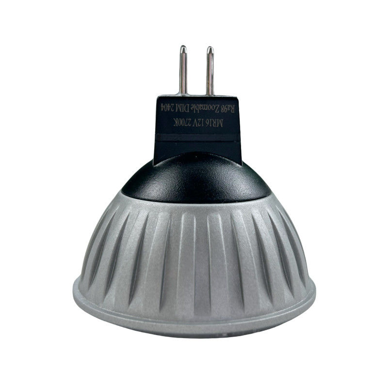 アルミ トリアック 暗化 拡大可能 MR16 LED 電球 スポットライト 12V 7.5W 3000K GU5.3 ベース