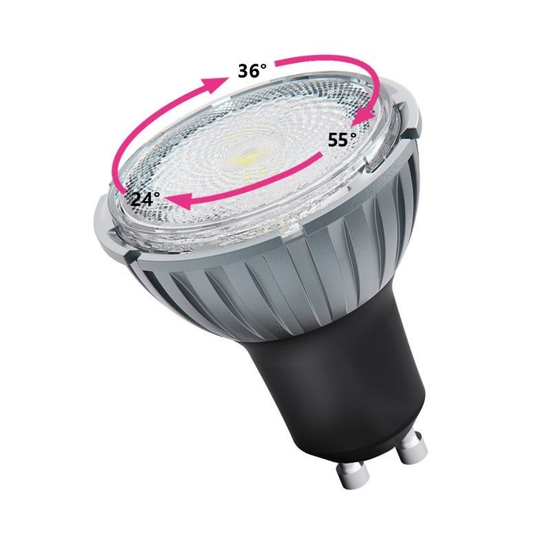7.5W 3000K 導かれた GU10 スポットライト 電球 暖かい白 230V 拡大可能 Ra98 暗調可能