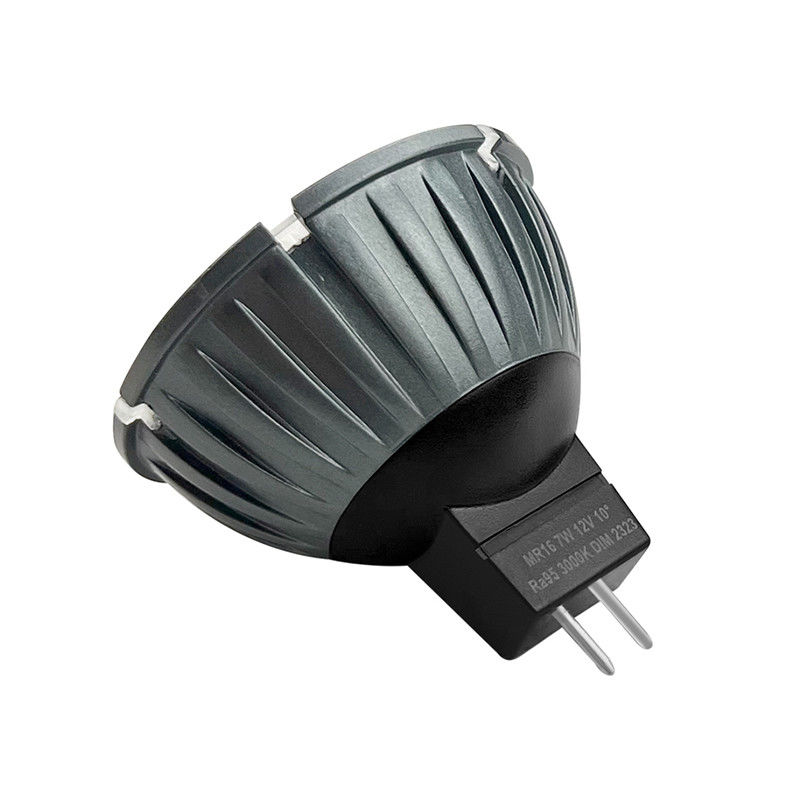 7W MR16 低電圧電球 Pwm 暗調 GU5.3 3000K CRI 98 3 年間の保証付き