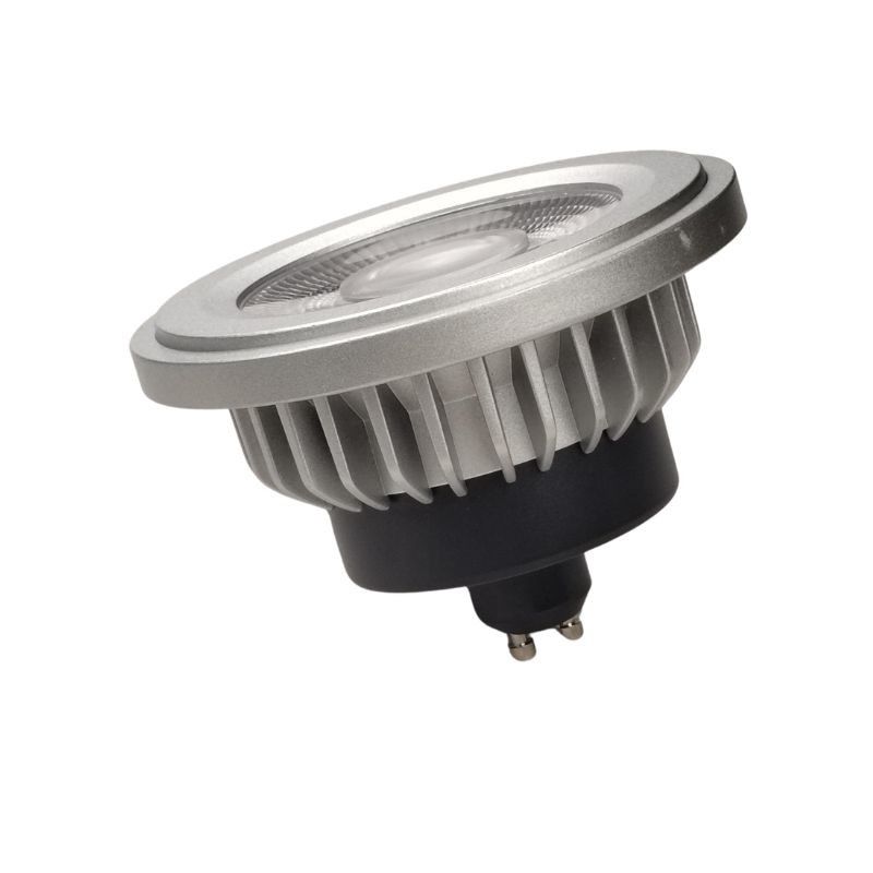 16W 3000K 12度 ホワイト ホット 調光不可能な GU10 ベース ES111 AR111 LED 電球 230V CCT 3000K