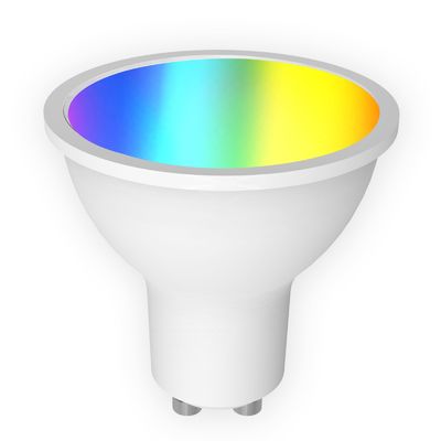 スマート GU10 LED スポットライト、光束 350 lm、色温度 2700K-6500K-RGB