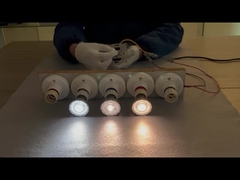 メタルGU10 LEDスポットライトのディミングビデオ