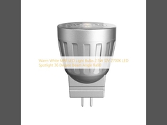 暖かい白 MR8 LED 電球 2.5W 12V 2700K LEDスポットライト 36度ビームアングル Ra90